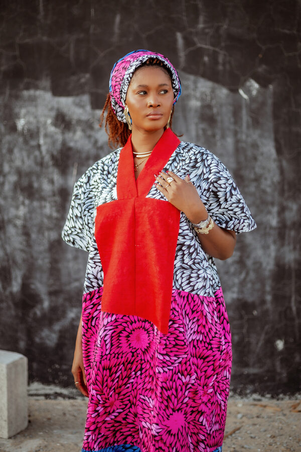Three-Tone Ankara Boubou